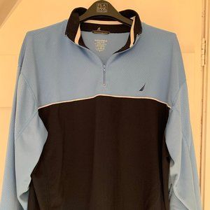 Nautilus blue Quarter zip sweater (XXL)